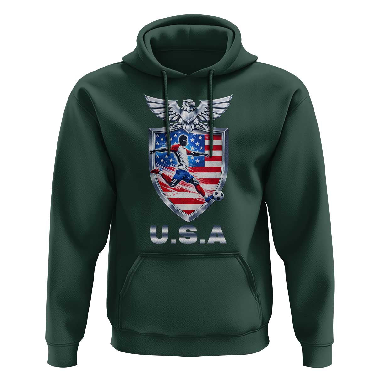 USA 2026 Soccer Player Hoodie United States Team Pride