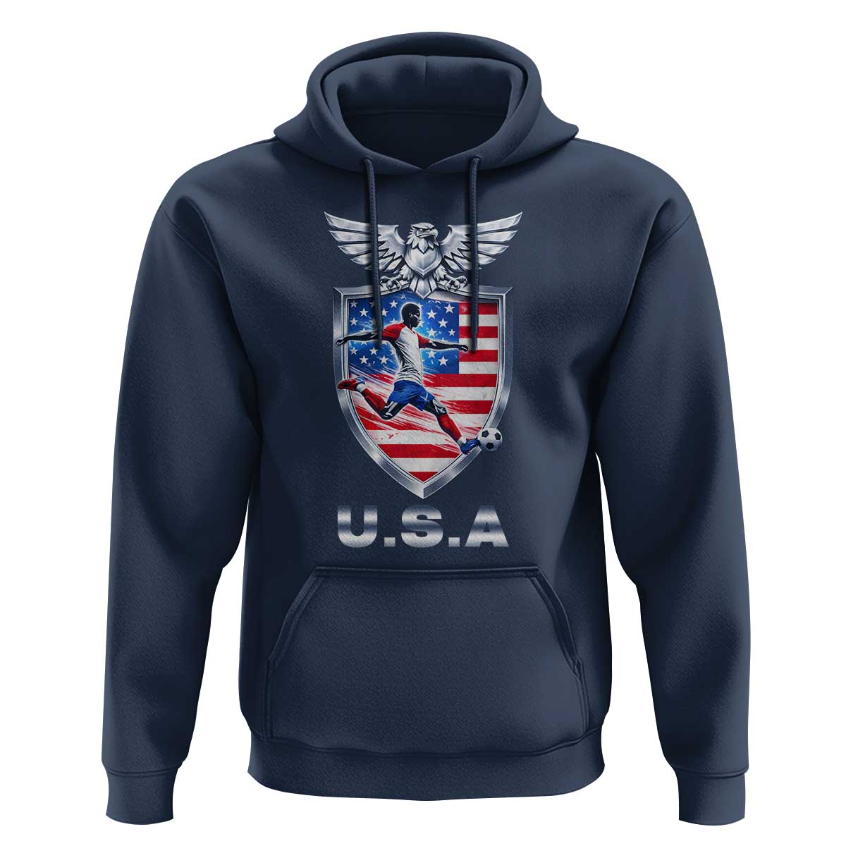 USA 2026 Soccer Player Hoodie United States Team Pride