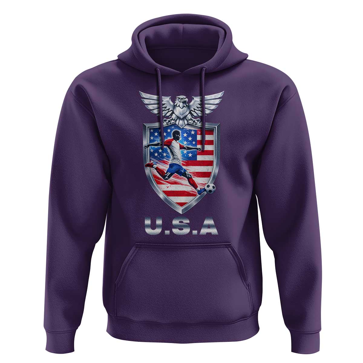 USA 2026 Soccer Player Hoodie United States Team Pride