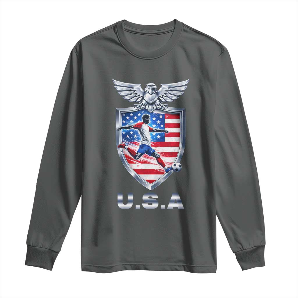 USA 2026 Soccer Player Long Sleeve Shirt United States Team Pride