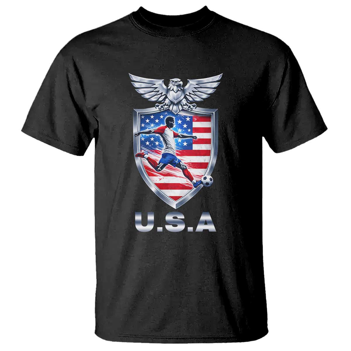 USA 2026 Soccer Player T Shirt United States Team Pride