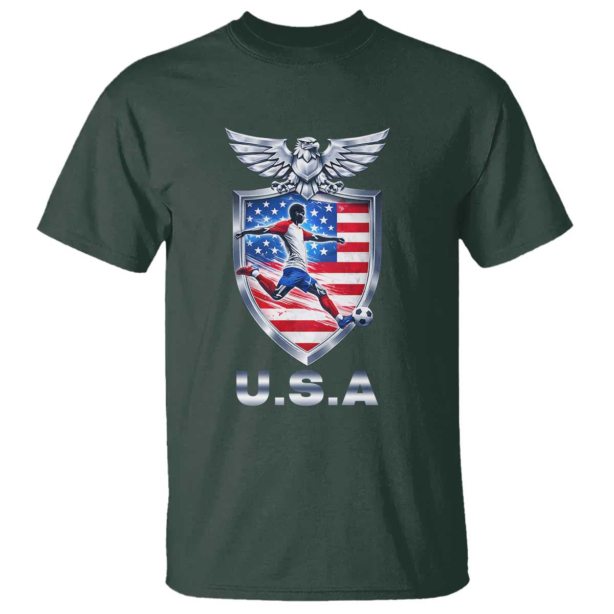 USA 2026 Soccer Player T Shirt United States Team Pride