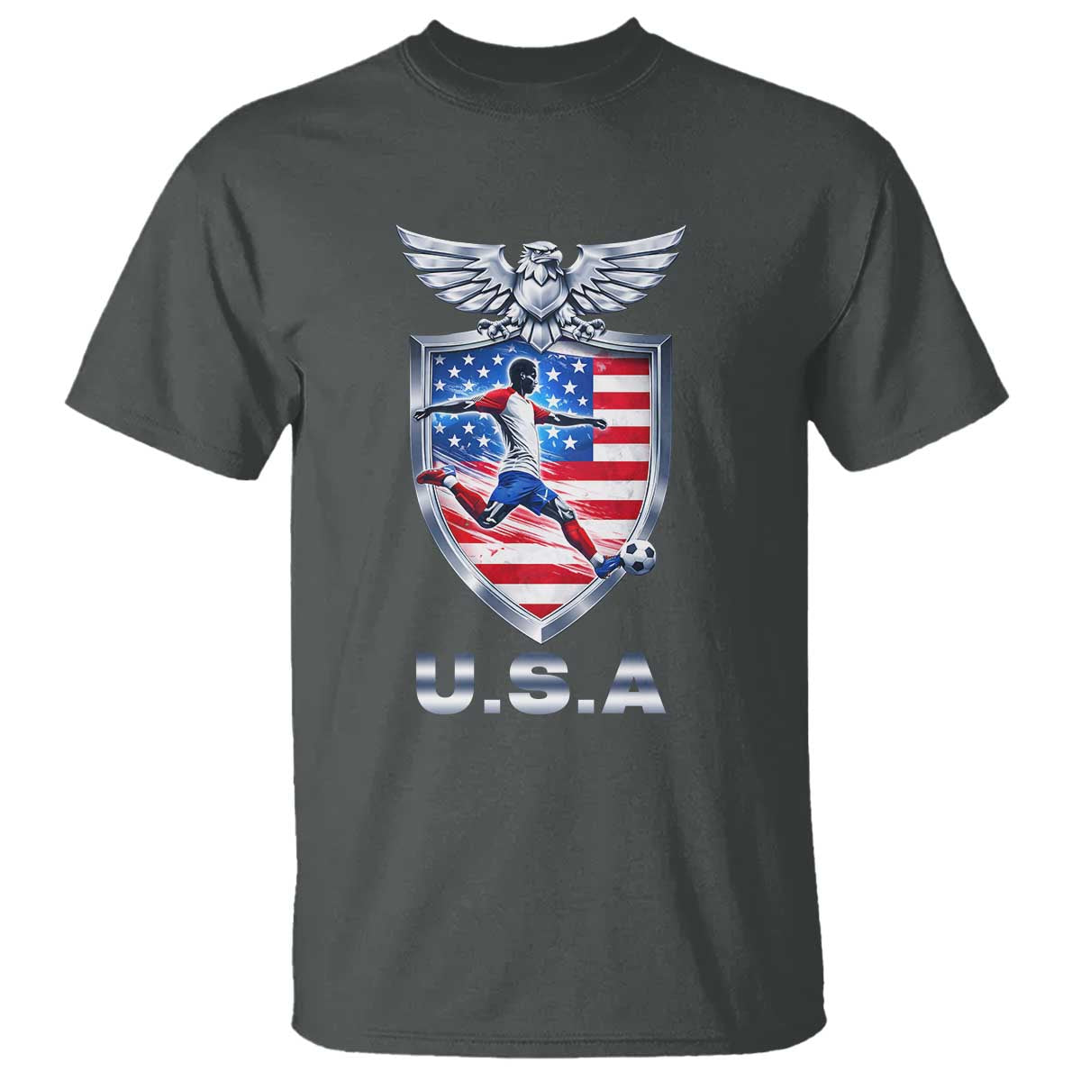 USA 2026 Soccer Player T Shirt United States Team Pride