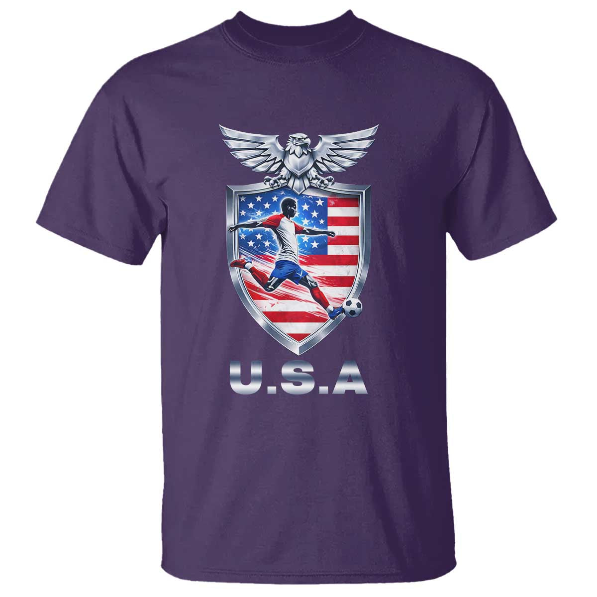 USA 2026 Soccer Player T Shirt United States Team Pride
