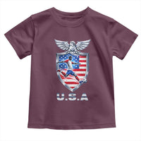USA 2026 Soccer Player Toddler T Shirt United States Team Pride