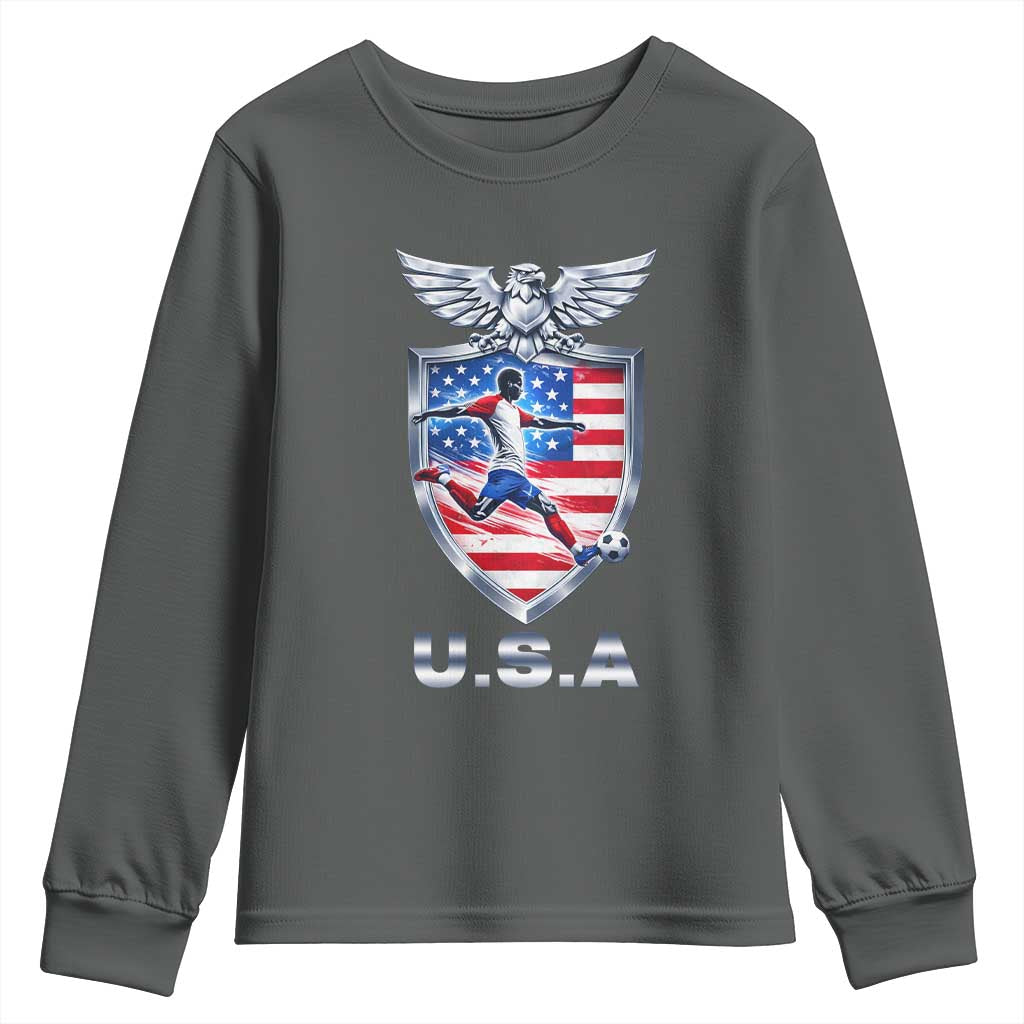 USA 2026 Soccer Player Youth Sweatshirt United States Team Pride