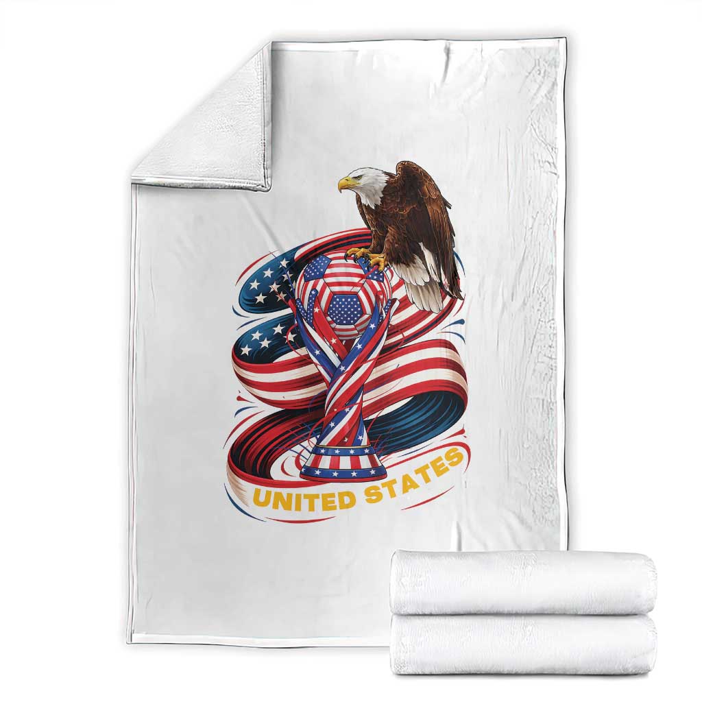 United States Sport USA Team 2026 Throw Blanket American Soccer Fans Gift