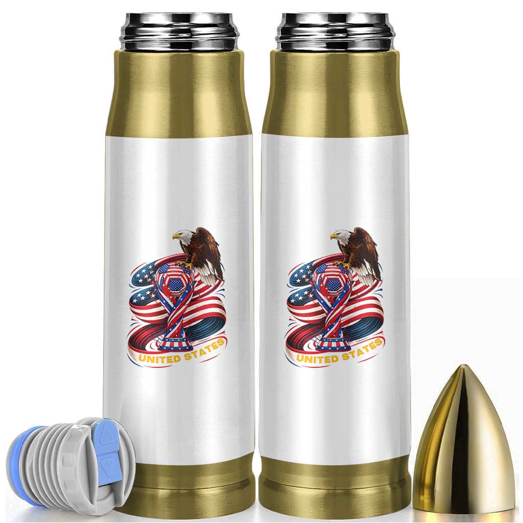 United States Sport USA Team 2026 Bullet Tumbler American Soccer Fans Gift