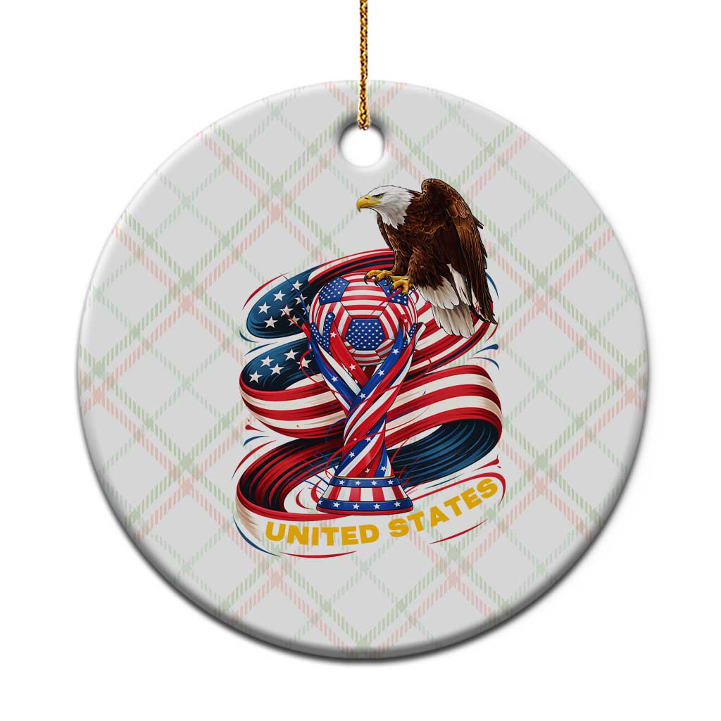 United States Sport USA Team 2026 Ceramic Ornament American Soccer Fans Gift