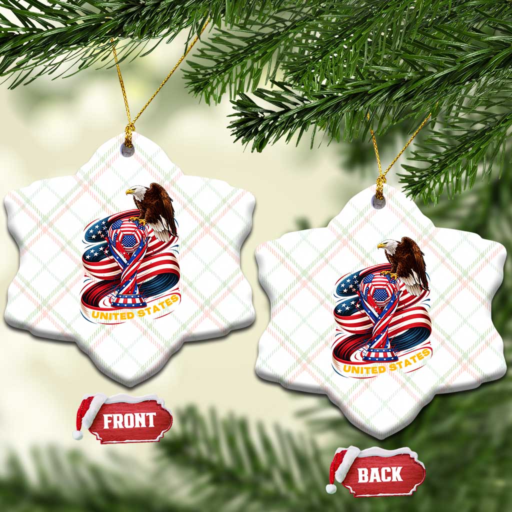 United States Sport USA Team 2026 Ceramic Ornament American Soccer Fans Gift