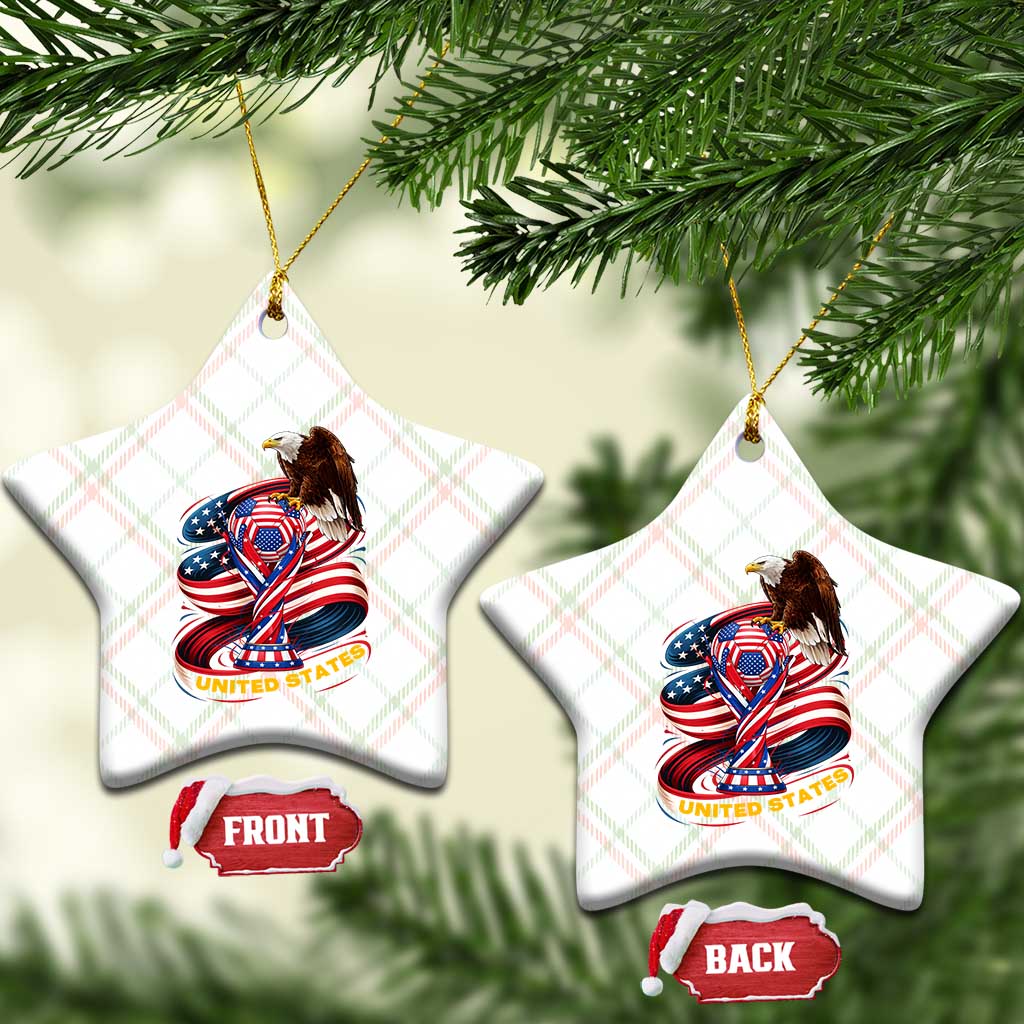 United States Sport USA Team 2026 Ceramic Ornament American Soccer Fans Gift