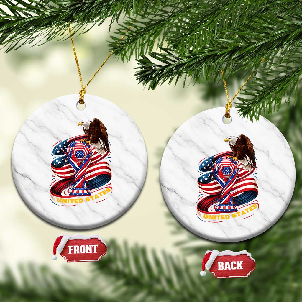 United States Sport USA Team 2026 Ceramic Ornament American Soccer Fans Gift