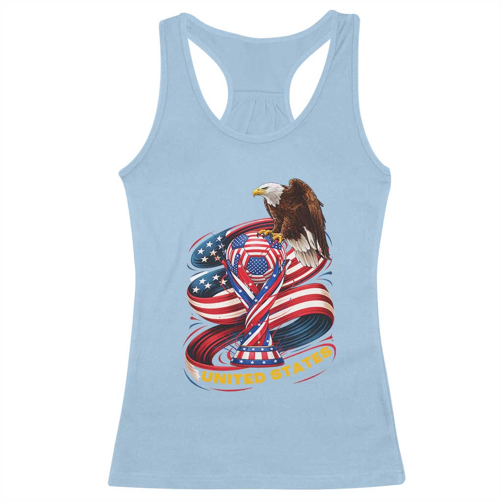 United States Sport USA Team 2026 Racerback Tank Top American Soccer Fans Gift