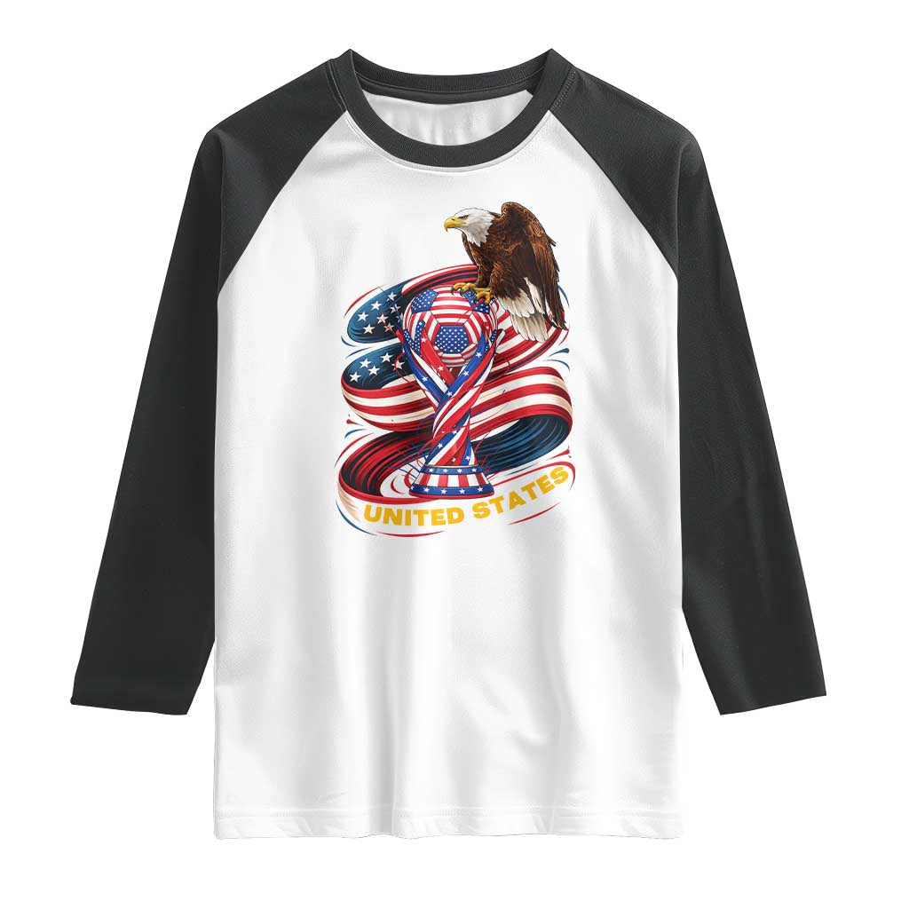 United States Sport USA Team 2026 Raglan Shirt American Soccer Fans Gift