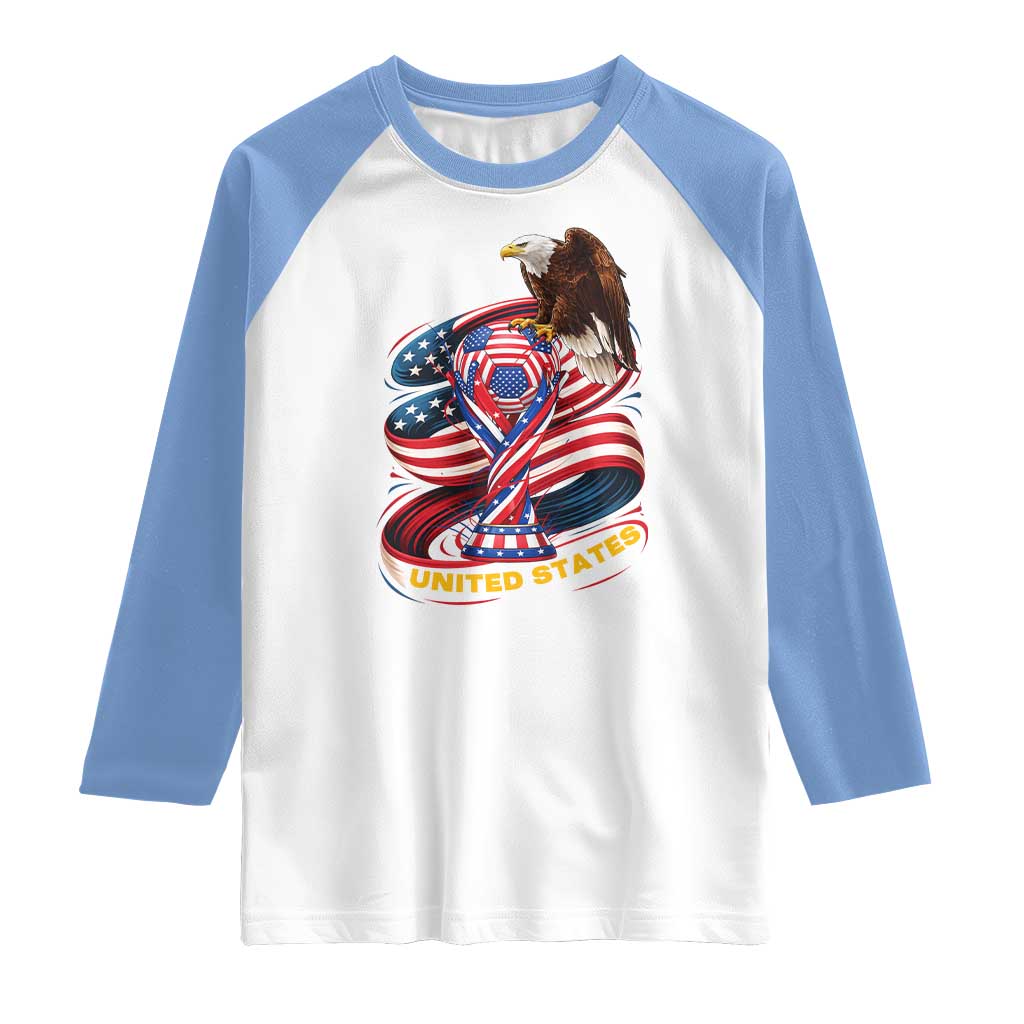 United States Sport USA Team 2026 Raglan Shirt American Soccer Fans Gift