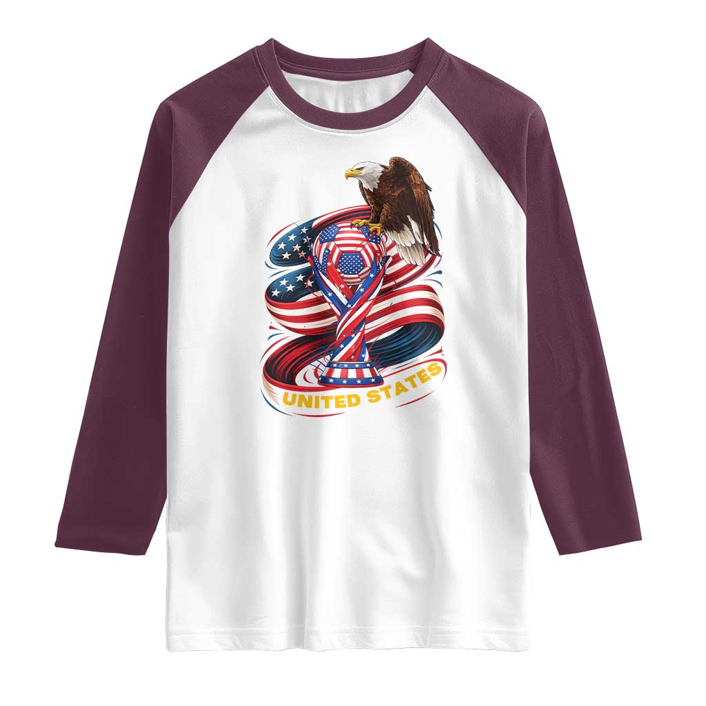 United States Sport USA Team 2026 Raglan Shirt American Soccer Fans Gift
