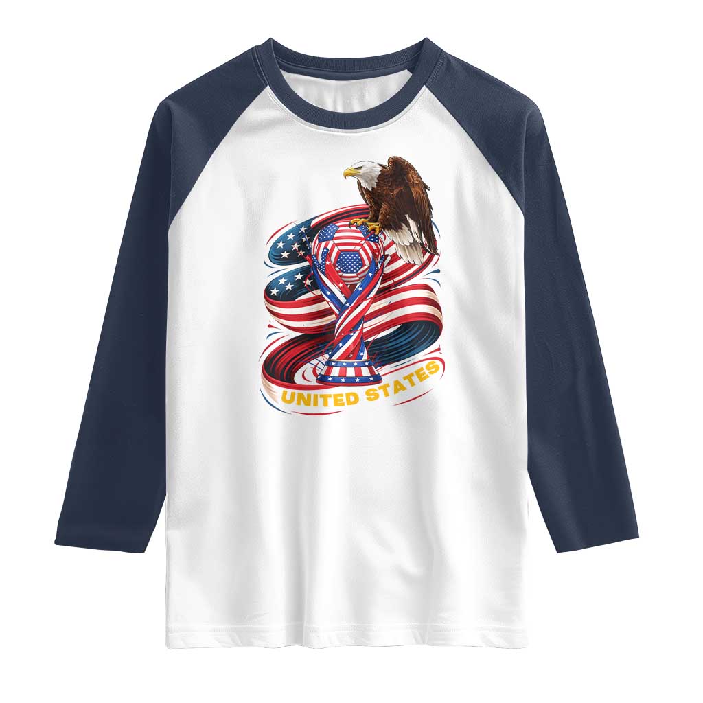 United States Sport USA Team 2026 Raglan Shirt American Soccer Fans Gift