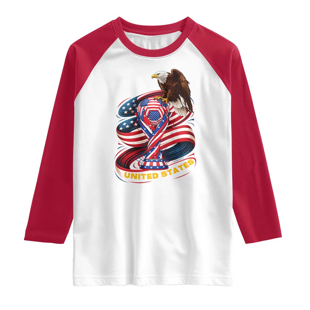 United States Sport USA Team 2026 Raglan Shirt American Soccer Fans Gift