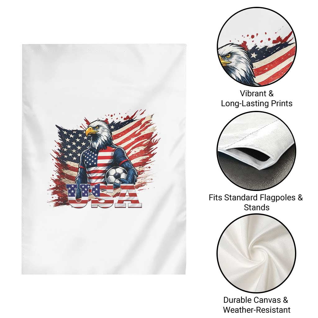 American Eagle And Soccer USA 2026 Supporter Garden Flag