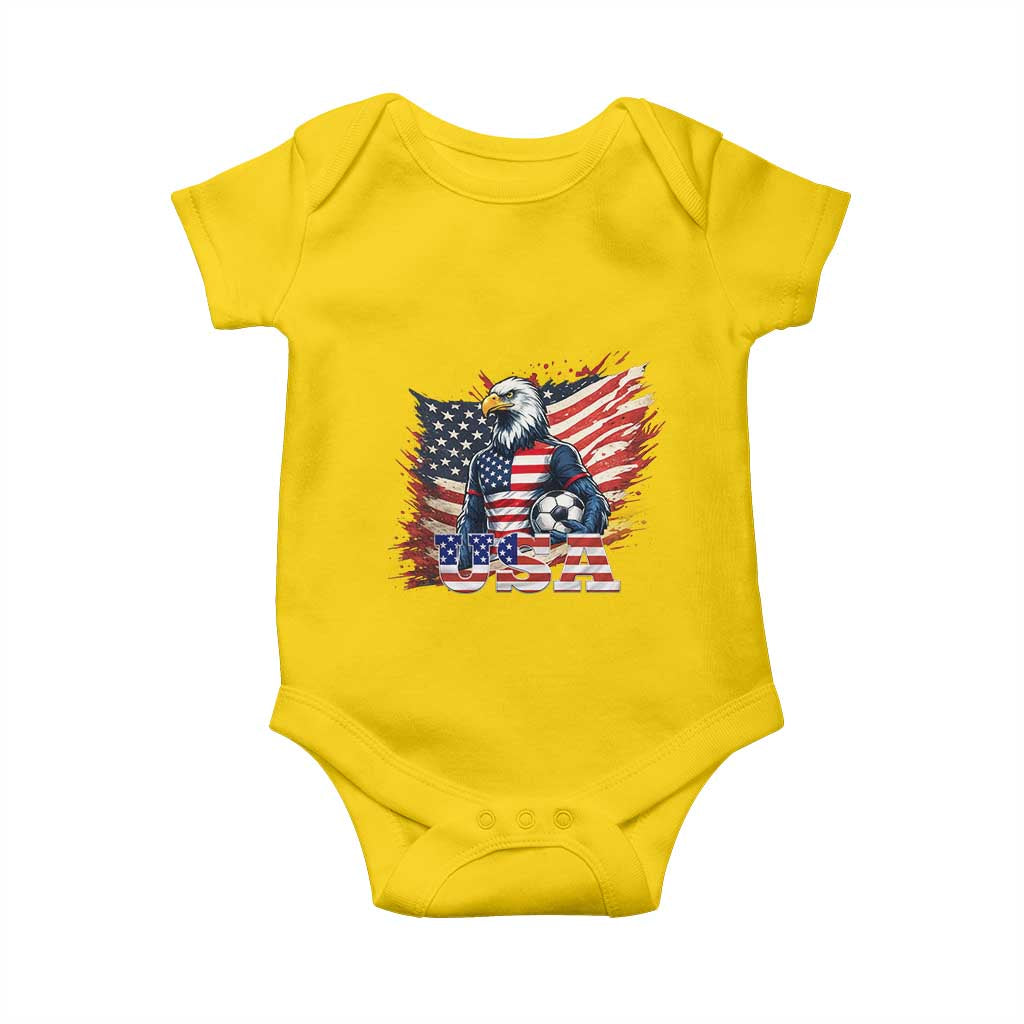 American Eagle And Soccer USA 2026 Supporter Baby Onesie