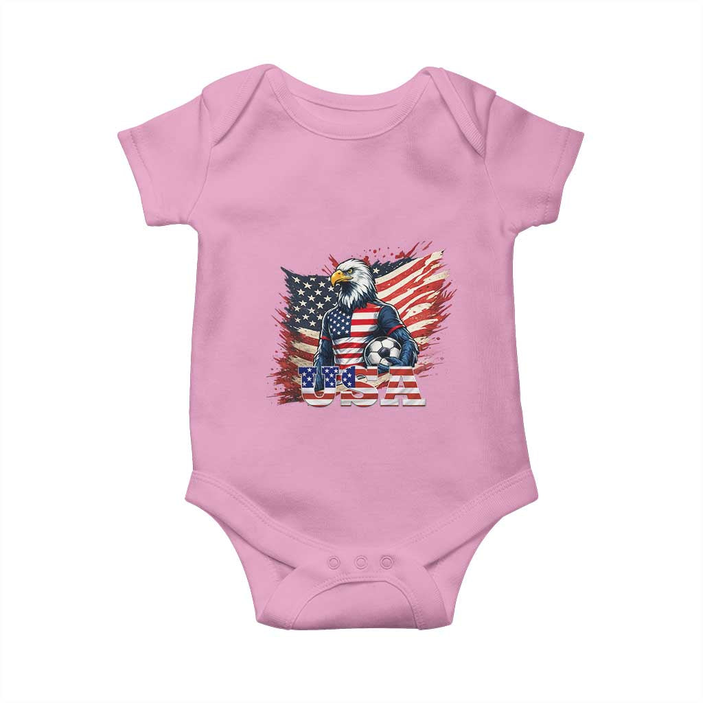 American Eagle And Soccer USA 2026 Supporter Baby Onesie