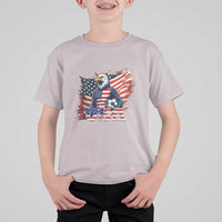 American Eagle And Soccer USA 2026 Supporter T Shirt For Kid
