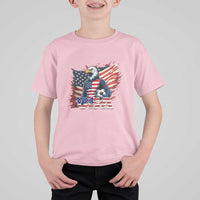 American Eagle And Soccer USA 2026 Supporter T Shirt For Kid