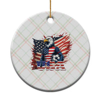 American Eagle And Soccer USA 2026 Supporter Ceramic Ornament