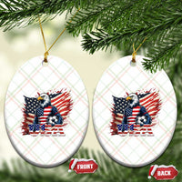 American Eagle And Soccer USA 2026 Supporter Ceramic Ornament