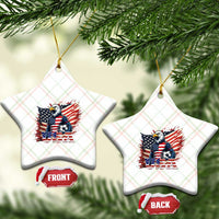 American Eagle And Soccer USA 2026 Supporter Ceramic Ornament