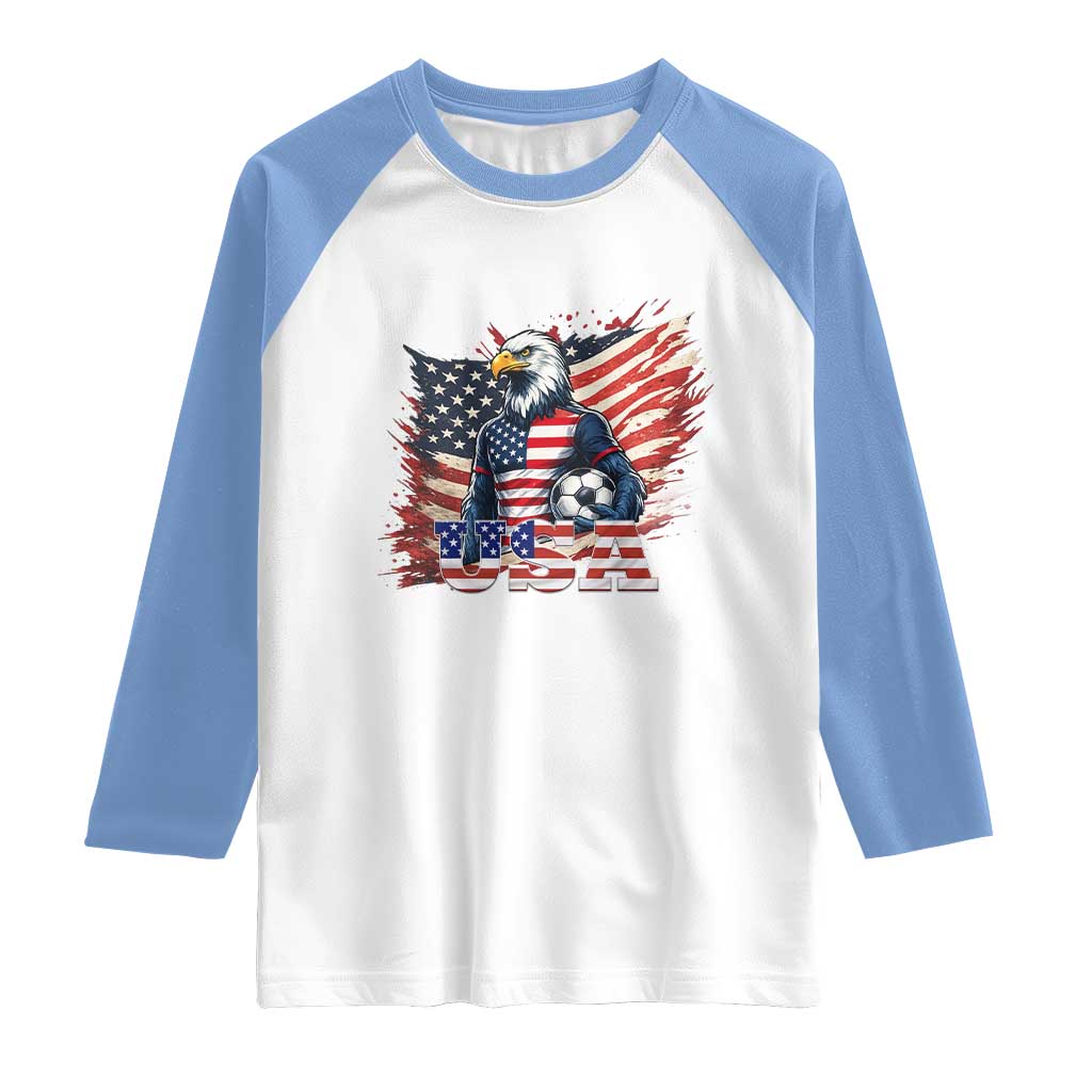 American Eagle And Soccer USA 2026 Supporter Raglan Shirt