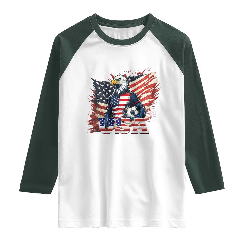 American Eagle And Soccer USA 2026 Supporter Raglan Shirt