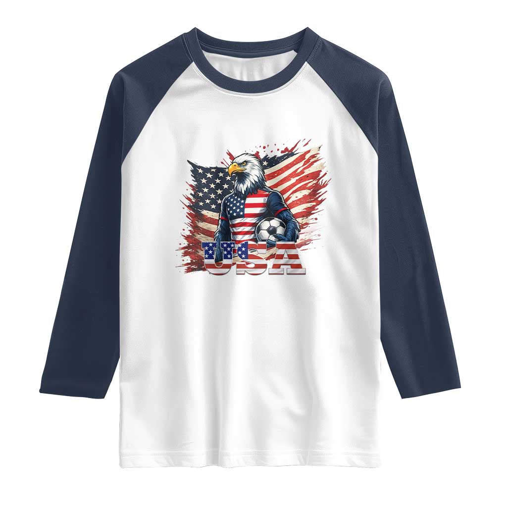 American Eagle And Soccer USA 2026 Supporter Raglan Shirt