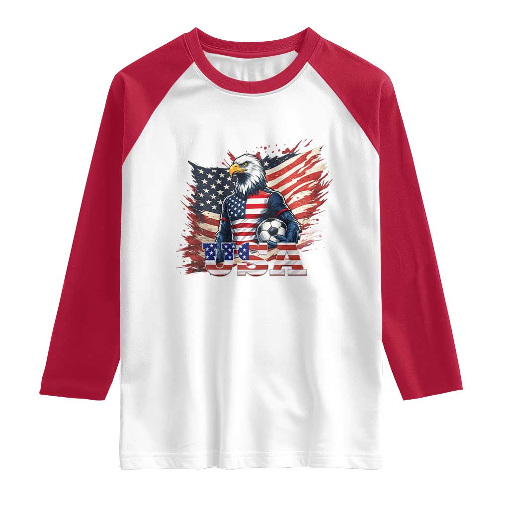 American Eagle And Soccer USA 2026 Supporter Raglan Shirt