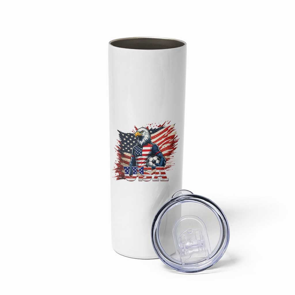 American Eagle And Soccer USA 2026 Supporter Skinny Tumbler