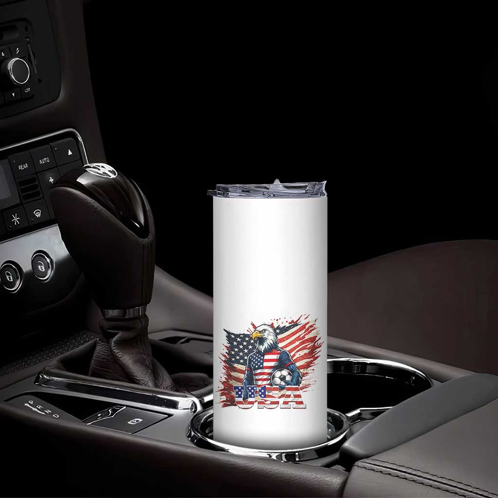 American Eagle And Soccer USA 2026 Supporter Skinny Tumbler