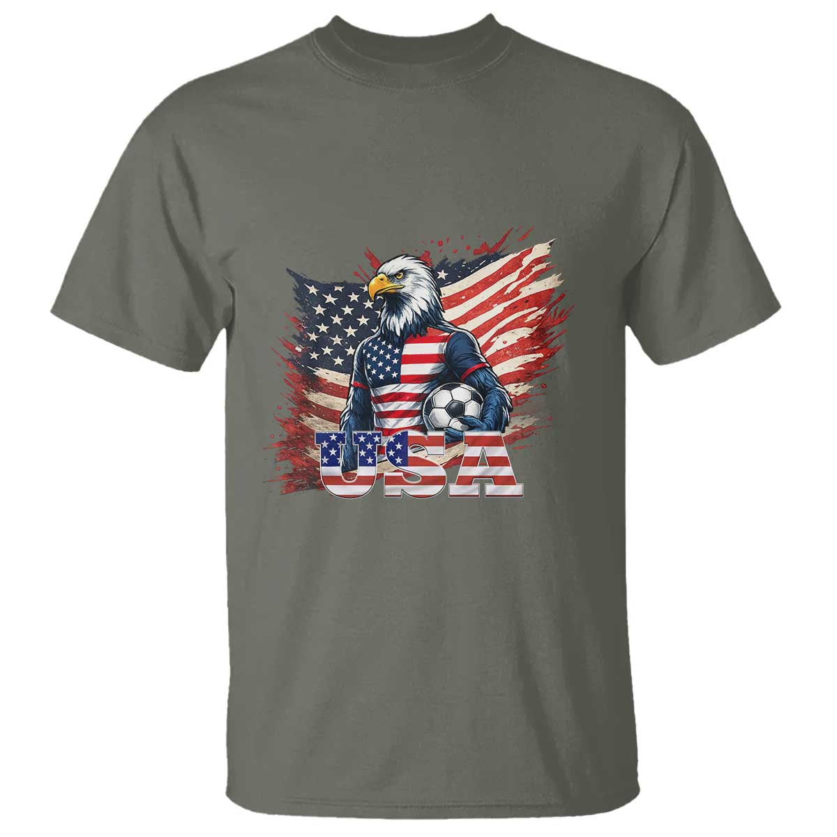 American Eagle And Soccer USA 2026 Supporter T Shirt