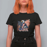 American Eagle And Soccer USA 2026 Supporter T Shirt For Women