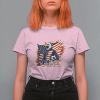 American Eagle And Soccer USA 2026 Supporter T Shirt For Women