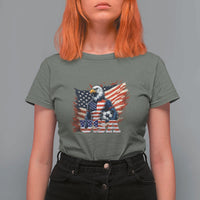 American Eagle And Soccer USA 2026 Supporter T Shirt For Women