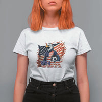 American Eagle And Soccer USA 2026 Supporter T Shirt For Women