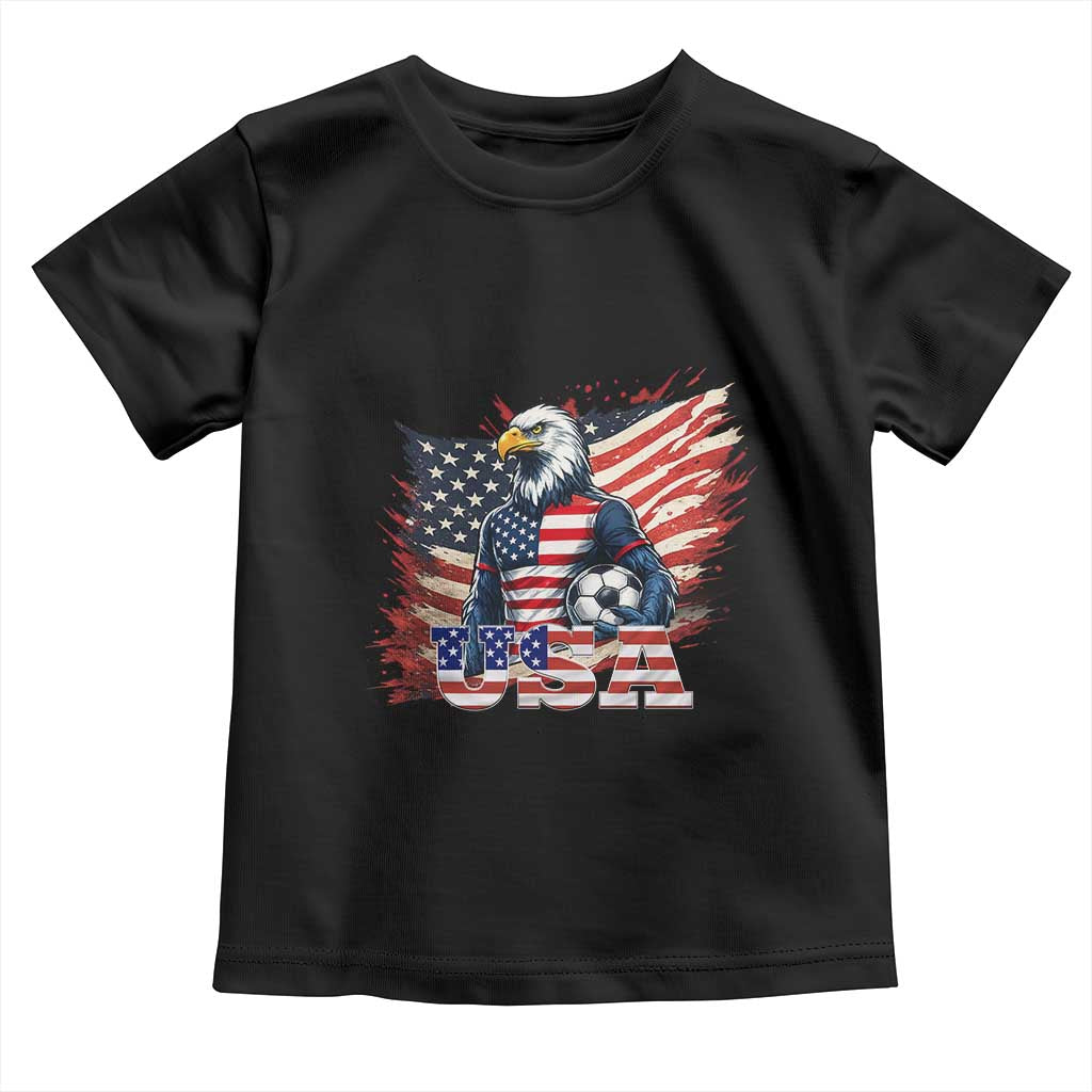 American Eagle And Soccer USA 2026 Supporter Toddler T Shirt