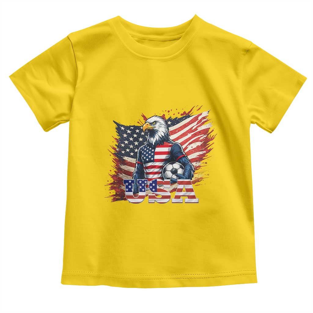 American Eagle And Soccer USA 2026 Supporter Toddler T Shirt