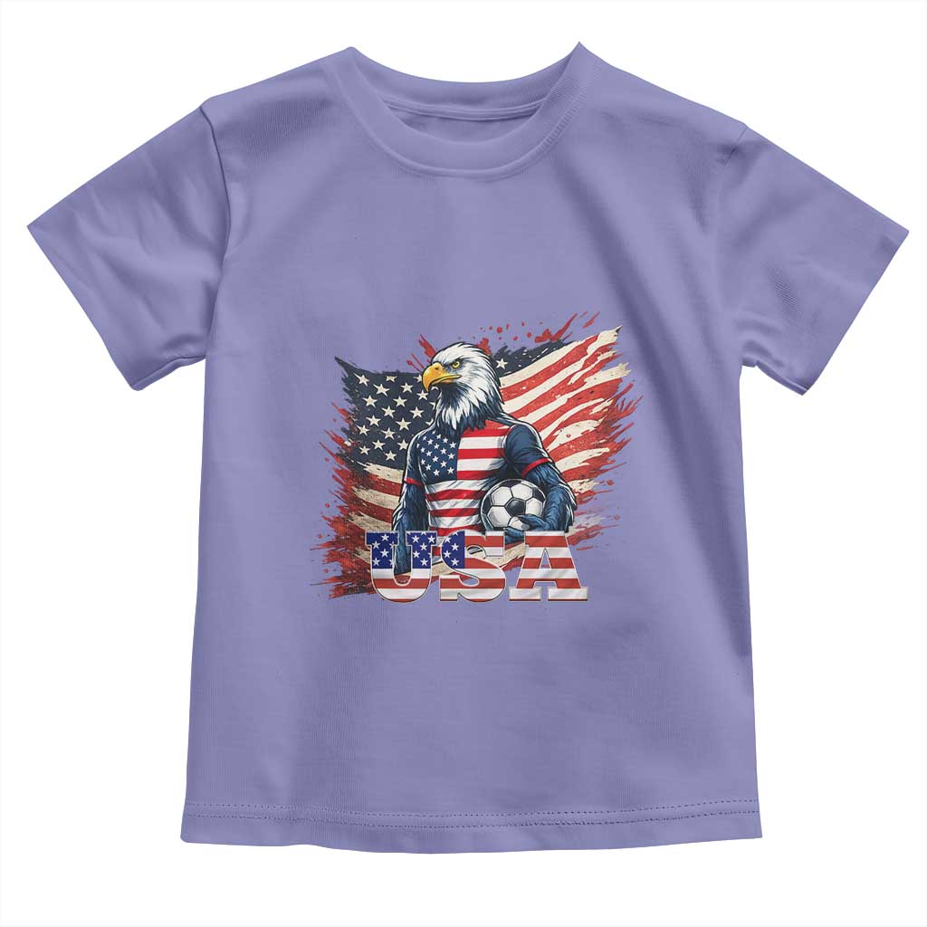 American Eagle And Soccer USA 2026 Supporter Toddler T Shirt