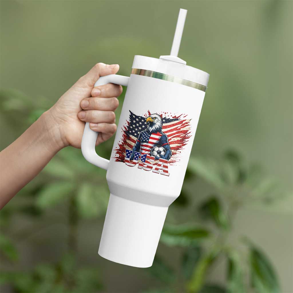 American Eagle And Soccer USA 2026 Supporter Tumbler With Handle