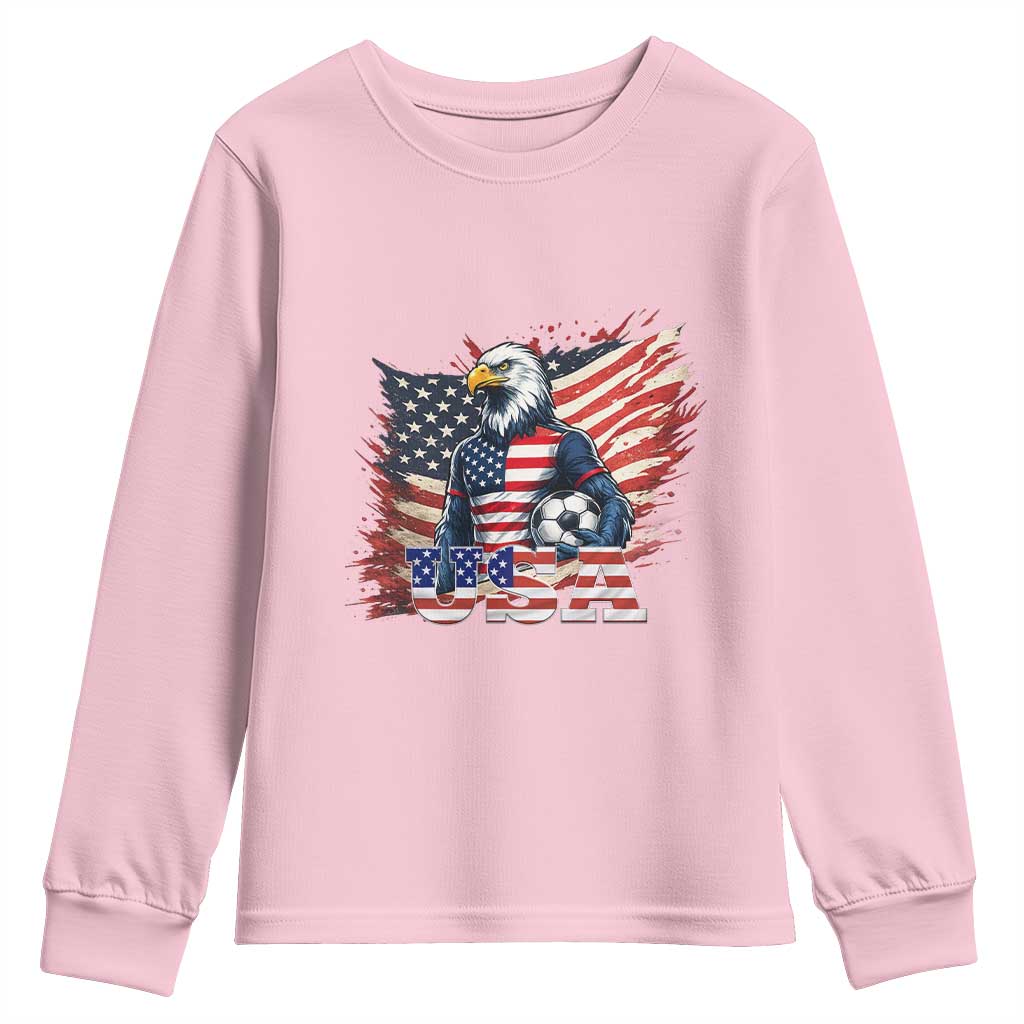 American Eagle And Soccer USA 2026 Supporter Youth Sweatshirt
