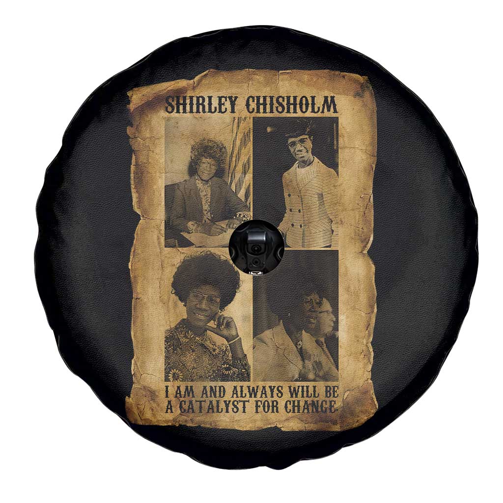 Shirley Chisholm Catalyst For Change Quote Spare Tire Cover Womens History Month