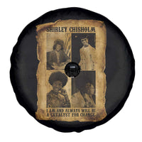Shirley Chisholm Catalyst For Change Quote Spare Tire Cover Womens History Month