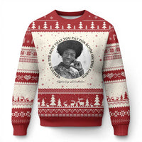 Shirley Chisholm Quote Ugly Christmas Sweater Service Is The Rent You Pay