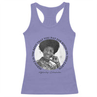 Shirley Chisholm Quote Racerback Tank Top Service Is The Rent You Pay